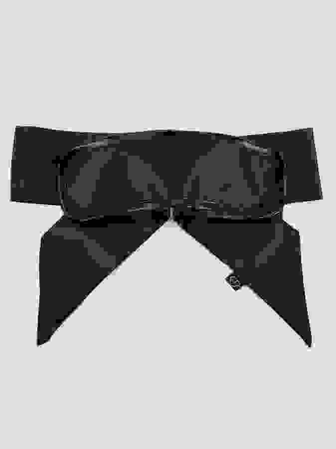 Lovehoney Silky Black Blindfold, Black, hi-res